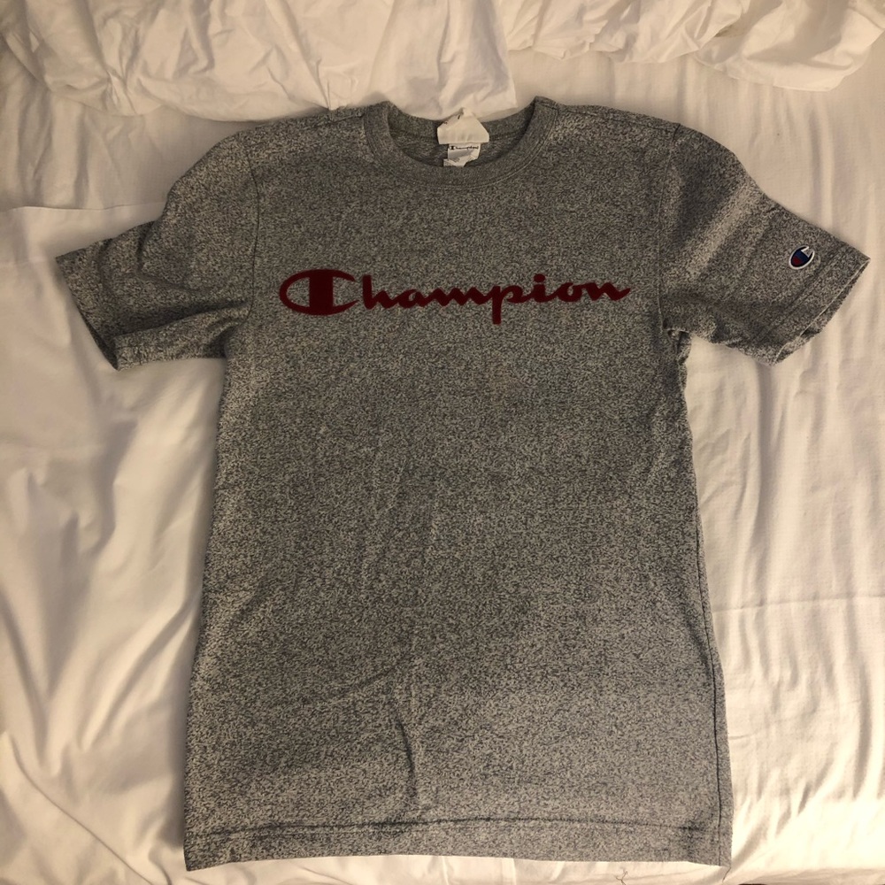 Heather Gray Fitted Champion Tee
